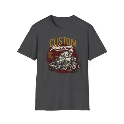 Epic Custom Motorcycle T-Shirt | Vintage Cafe Racer Biker Tee | Forever Two Wheels Rider Gift