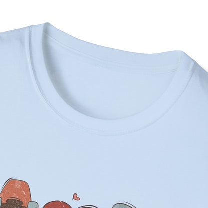 Retro Skateboard Valentine's T-Shirt | Be Mine Heart Breaker XOXO Tee | Trendy Vintage Skater Love Graphic Shirt