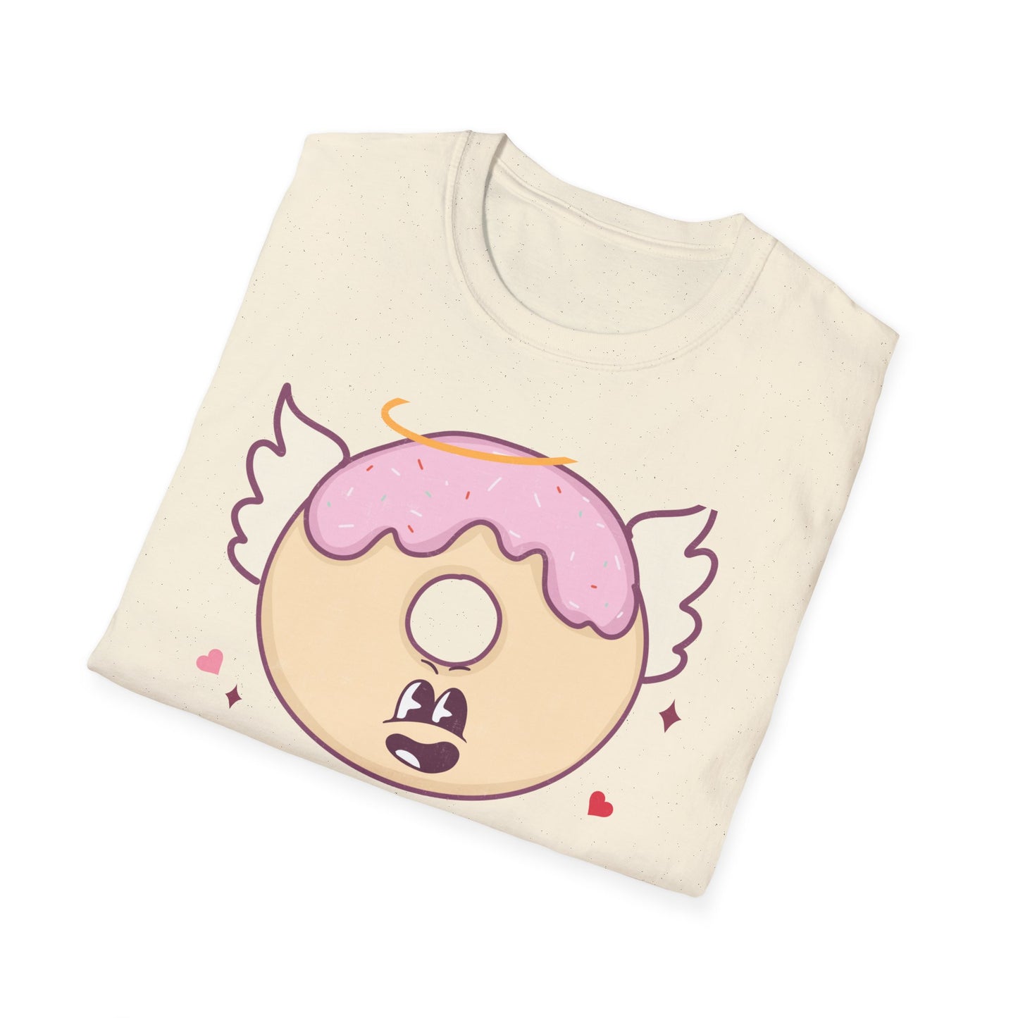 Sweet Angel Donut T-Shirt: 'Feed Me Donuts & Tell Me I'm Pretty' Funny Foodie Tee, Adorable Gift!