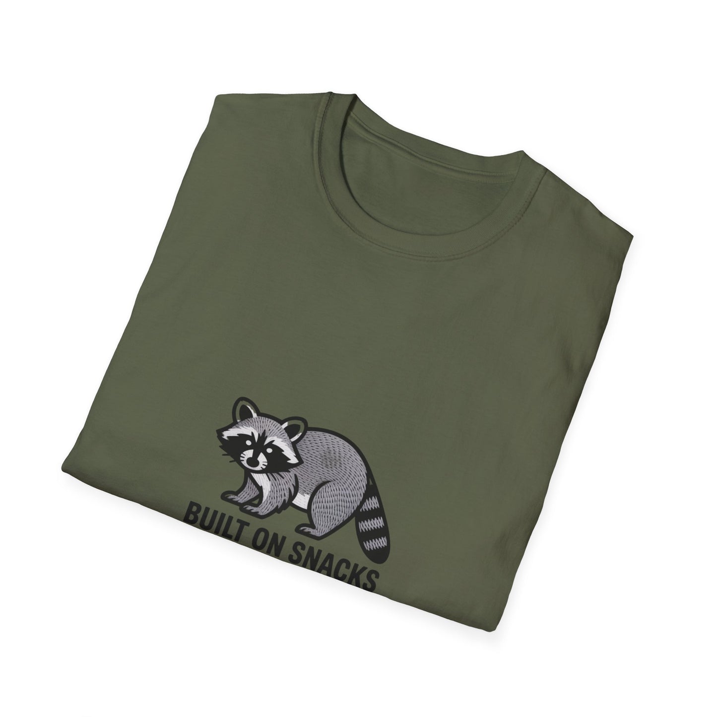 Hilarious 'I'm Up To Snacks' Raccoon T-Shirt | Cute Animal Lover Tee | Funny & Trendy Graphic Tee Gift