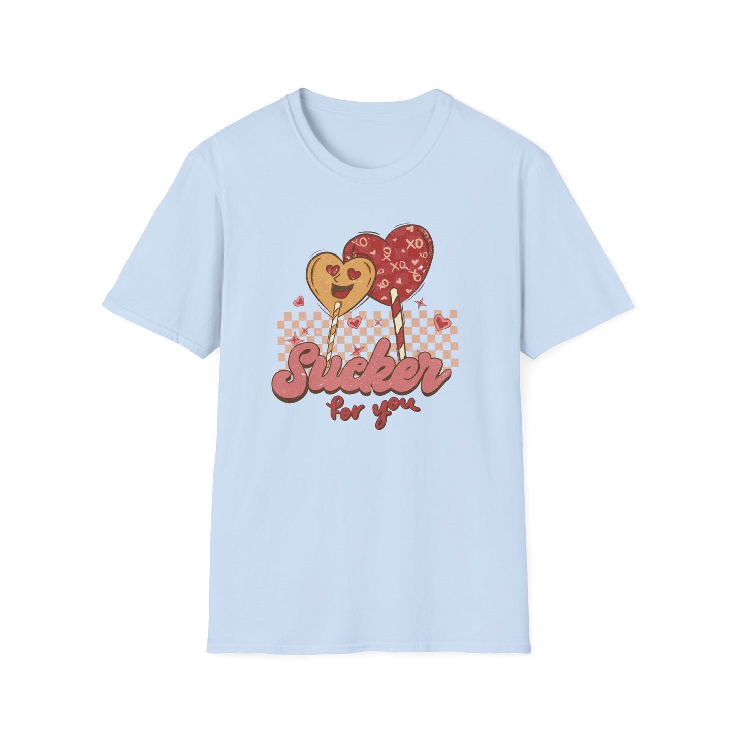 Sweet Sucker for You Retro Lollipop T-Shirt | Adorable Valentine's Day Love Tee Gift