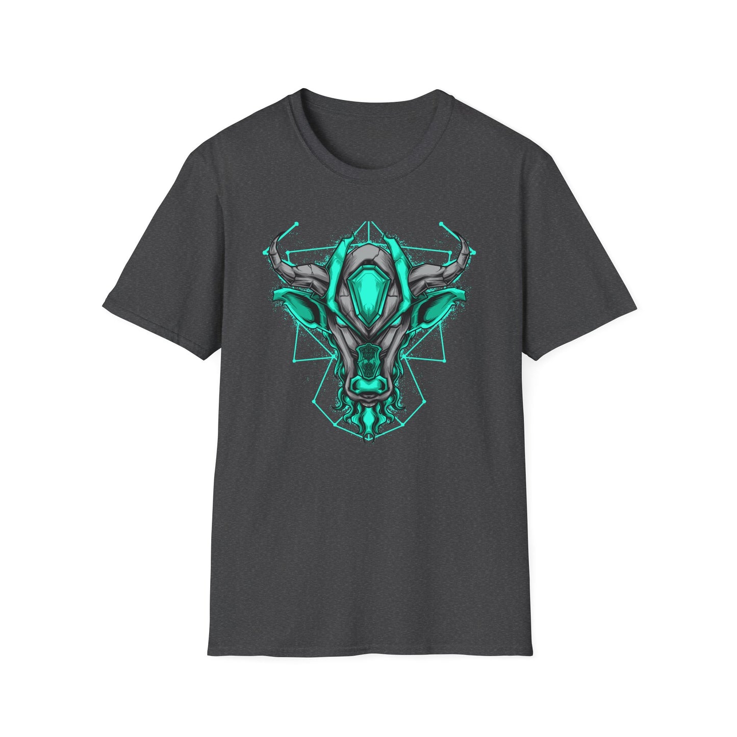 Epic Cybernetic Bull T-Shirt | Striking Sci-Fi Mech Ox Tee | Futuristic Geometric Animal Design | Bold Statement for Gamers & Tech Fans