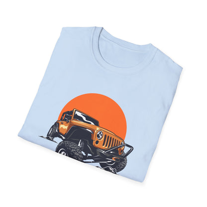 Epic Off-Road Jeep Wrangler T-Shirt | Rugged 4x4 Adventure Sunset Tee | Ultimate Gift for Jeep Lovers & Off-Road Enthusiasts