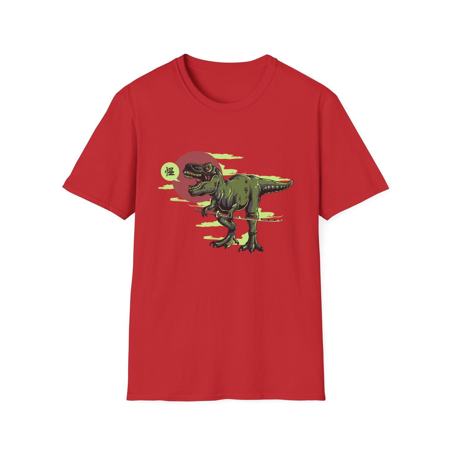 Epic Samurai T-Rex T-Shirt | Fierce Dinosaur Katana Japanese Style Tee | Unique Dino Lover Gift
