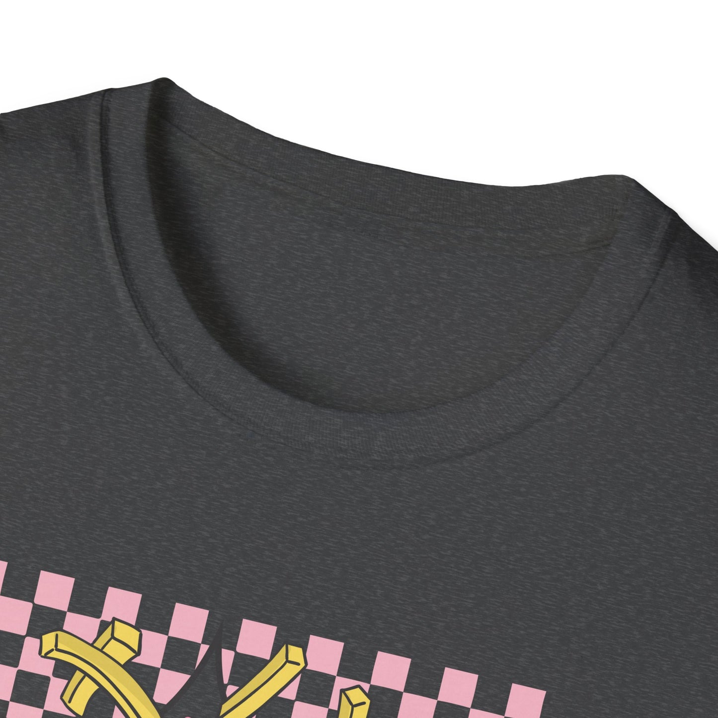 I Only Have Fries For You T-Shirt | Edgy Skeleton Hand & Broken Heart Fries Tee | Funny Foodie Alt Aesthetic Pink & Black Top