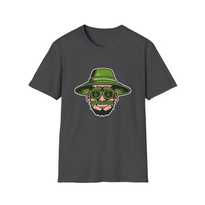 Groovy Cannabis Leaf Man T-Shirt | Ultimate Stoner Style 420 Tee | Unique Weed Enthusiast Gift, Must-Have!