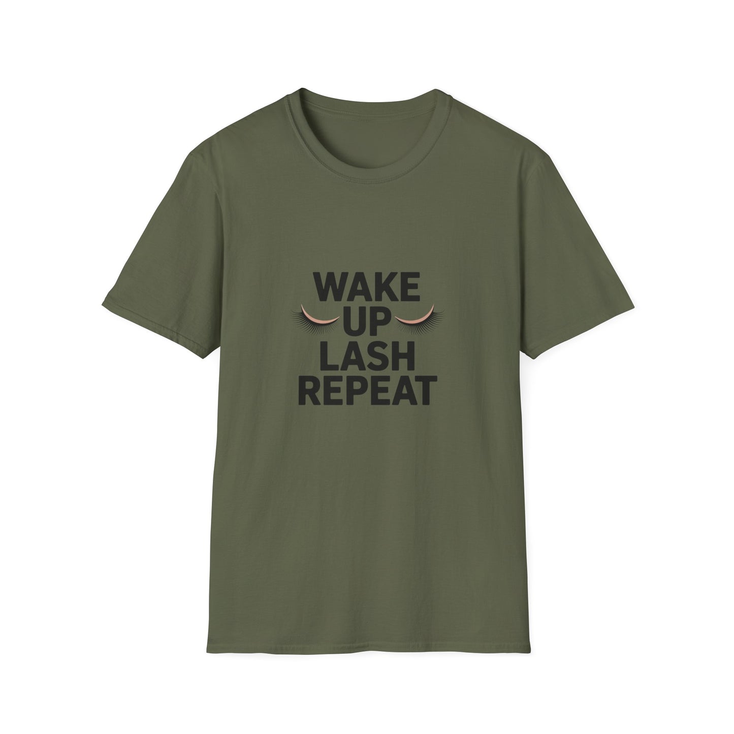 Wake Me Up For Beauty T-Shirt | Dreamy Lashes Graphic Tee | Chic Self-Care Fashion for Her