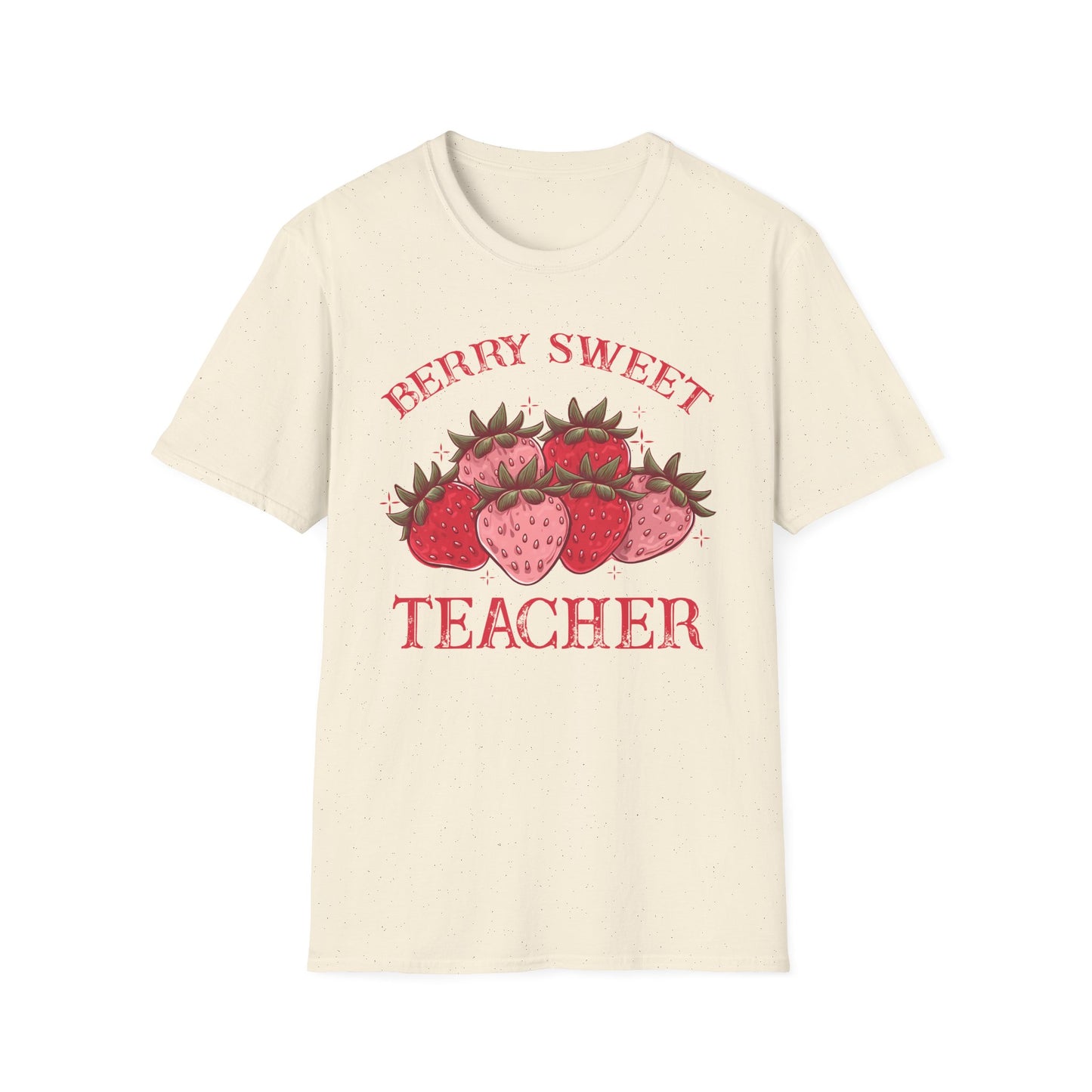 Berry Sweet Teacher T-Shirt - Adorable Strawberry Gift for Educators - Cute & Charming Appreciation Tee