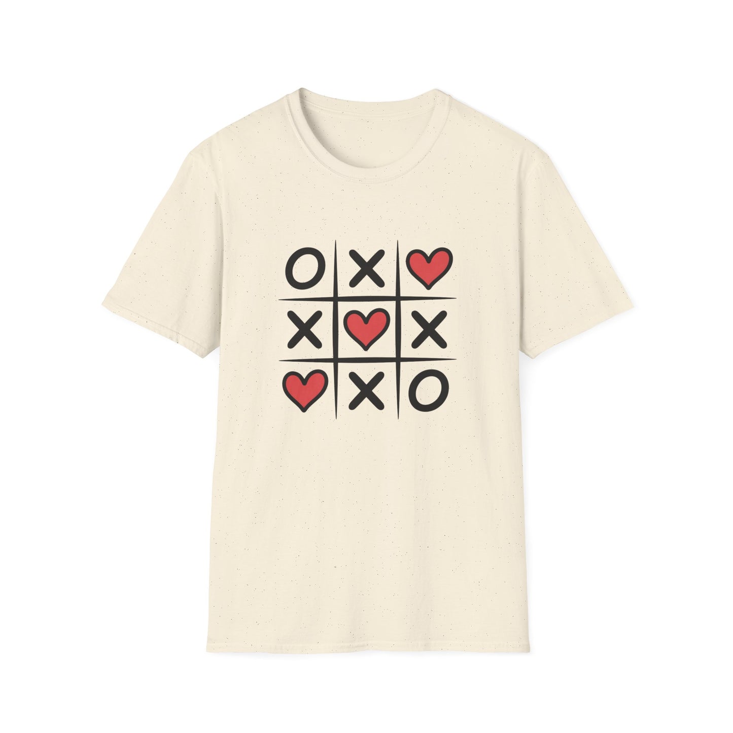 Adorable Tic Tac Toe Love Wins T-Shirt | Sweet Hearts Valentine's Day Tee for Couples & Romantics | Unique Gift Idea