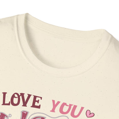 Adorable "I Love You A Latte" T-shirt | Sweet Coffee Pun Valentine's Gift for Couples & Lovers