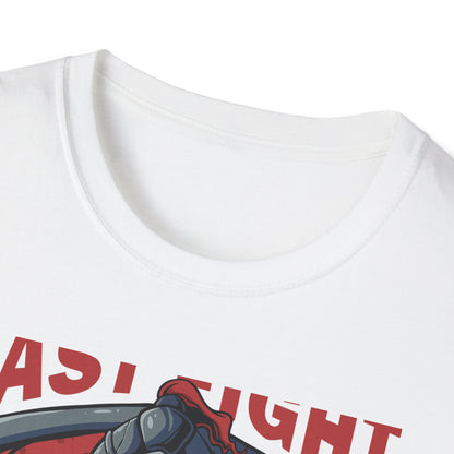 Epic Last Fight Undead Knight T-Shirt | Grim Medieval Warrior Battle Tee | Dark Fantasy Gaming Apparel