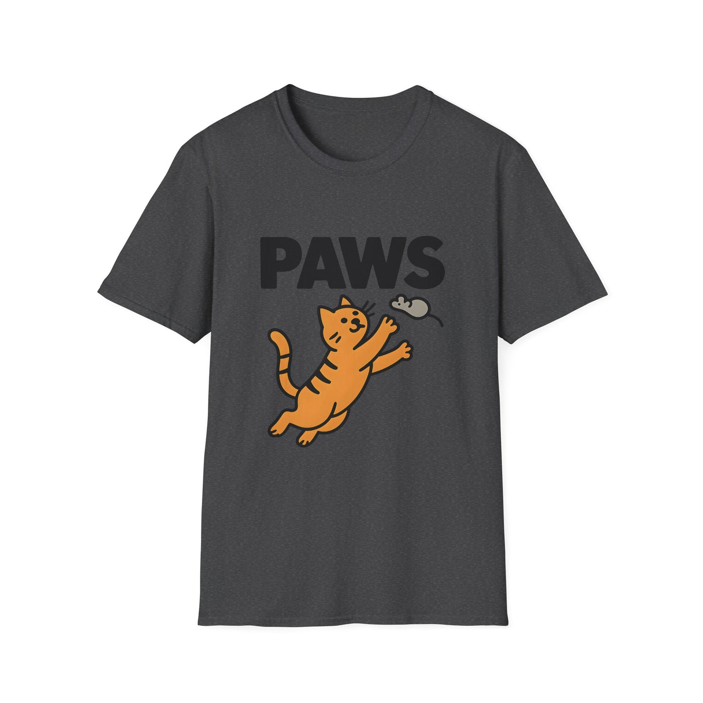 PAWS Cat Reach Minimal Graphic Tee