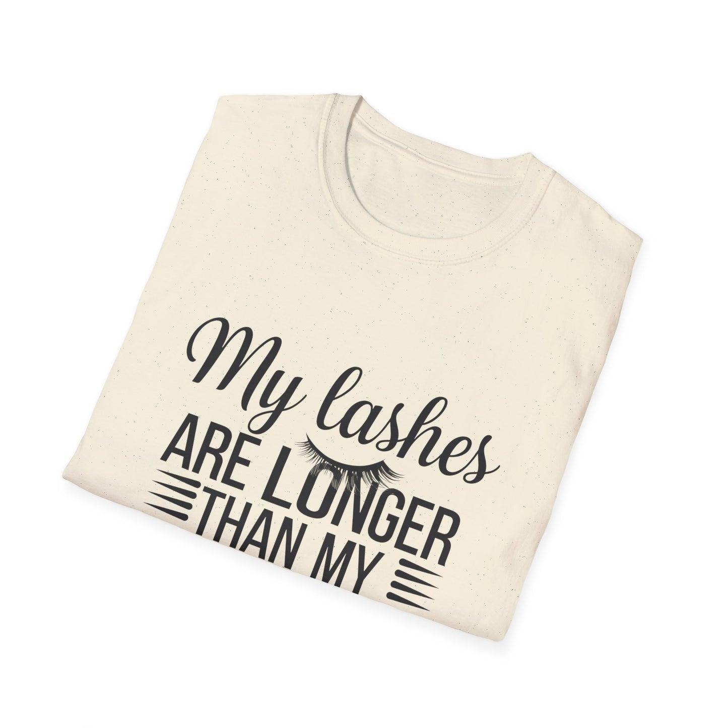 Fabulous Lashes Longer Than My To-Do List T-Shirt | Funny Beauty Lover & Lash Tech Tee | Trendy Makeup Gift