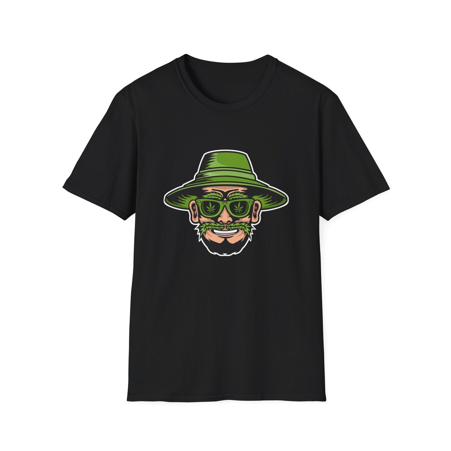 Groovy Cannabis Leaf Man T-Shirt | Ultimate Stoner Style 420 Tee | Unique Weed Enthusiast Gift, Must-Have!