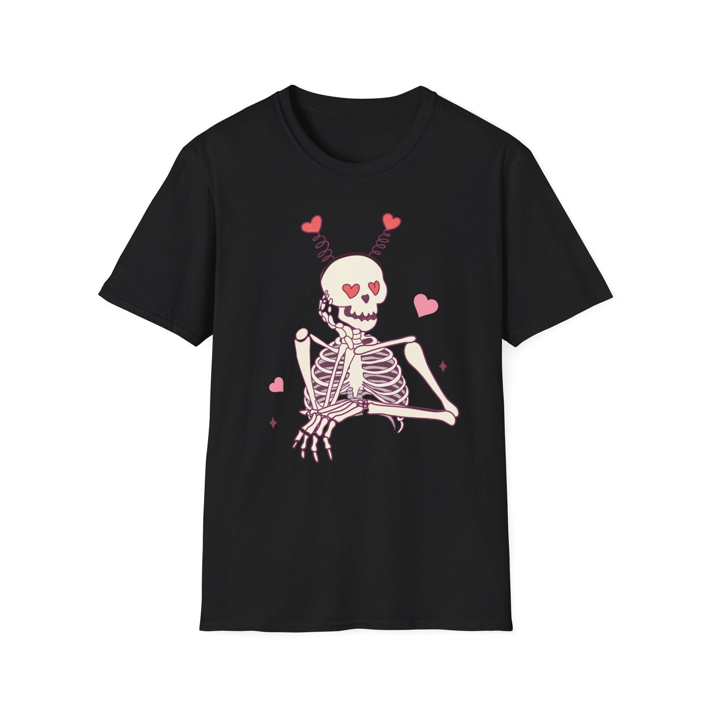 Spooky-Cute "Til We Are Ghosts" T-Shirt | Enduring Love Skeleton Tee | Romantic Anniversary Couple Gift