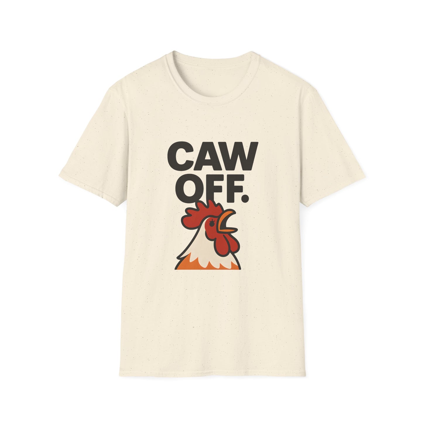 Caw Off Funny Rooster Graphic T-Shirt