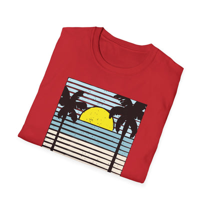 Classic Miami 1970 Florida Summer T-Shirt | Retro Palm Tree Sunset Beach Vacation Tee for Men & Women