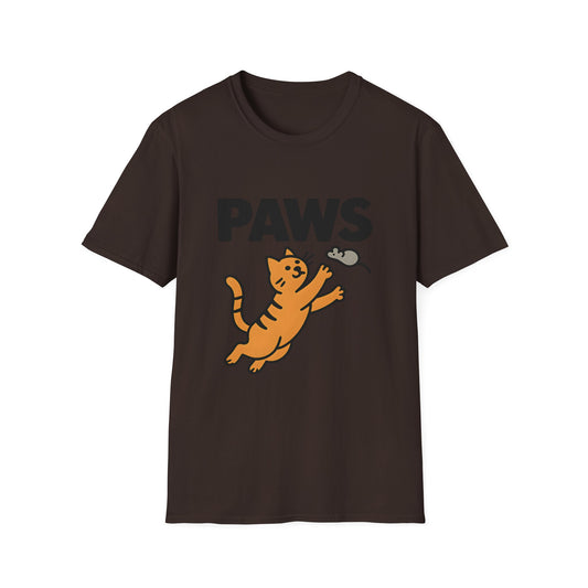 PAWS Cat Reach Minimal Graphic Tee