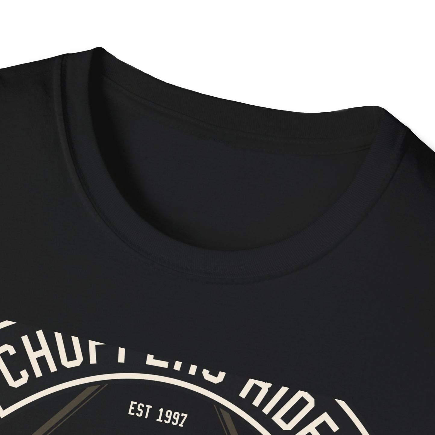 Epic Vintage Chopper Ride T-Shirt | Classic Motorcycle Garage Est. 1997 Tee for Biker Enthusiasts & Gifts