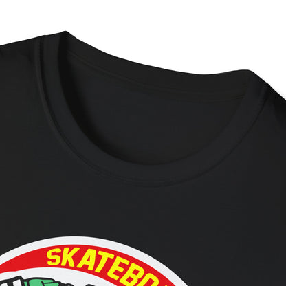 Rad Skater Zombie T-Shirt - 'Skateboard 2020 Is Not Crime' Bold Graphic Tee | Epic Streetwear Statement Apparel