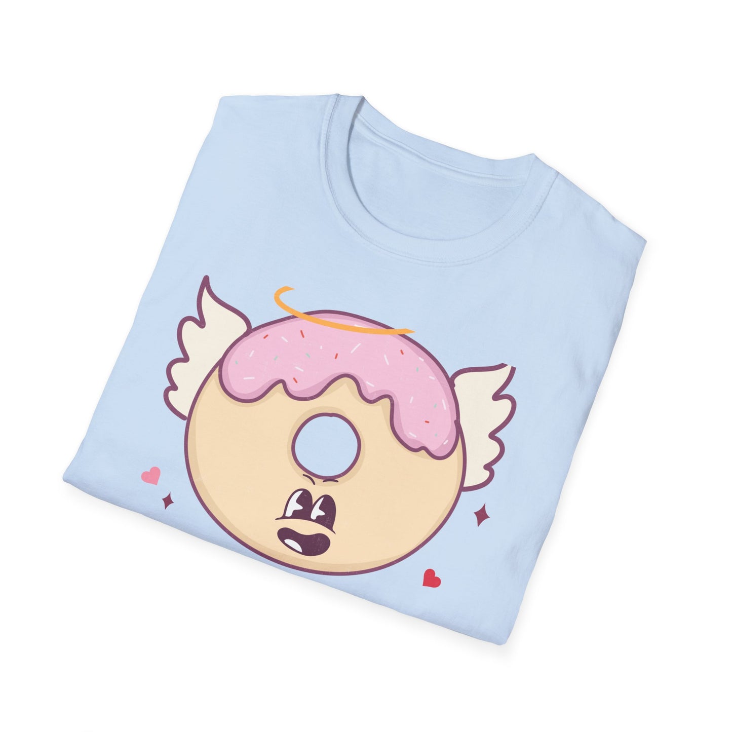 Sweet Angel Donut T-Shirt: 'Feed Me Donuts & Tell Me I'm Pretty' Funny Foodie Tee, Adorable Gift!