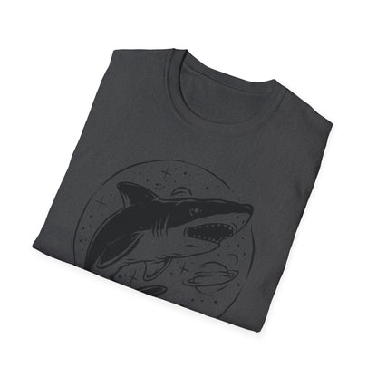Epic Cosmic Shark T-Shirt | Stellar Space Ocean Graphic Tee | Unique Marine Life Apparel Gift