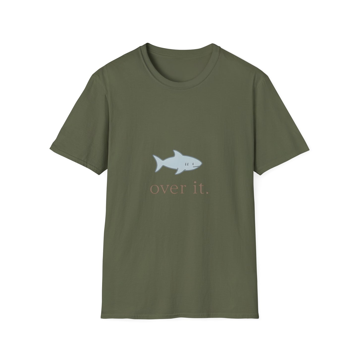 Over It. Minimal Shark Tee