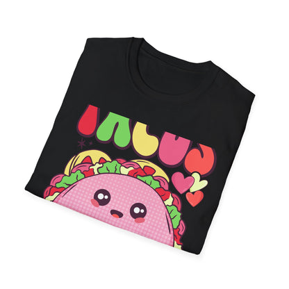 Adorable "Tacos Are My Valentine" T-Shirt | Cute Kawaii Taco Lover Tee | Funny Foodie Valentine's Day Gift for Her | Trendy & Unique