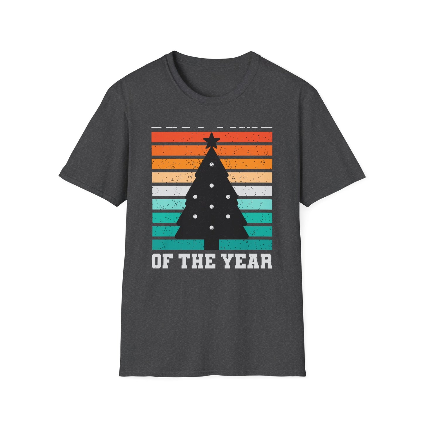 Vintage Christmas Tree T-Shirt | "Best Time Of The Year" Retro Holiday Tee | Cozy Festive Party Gift