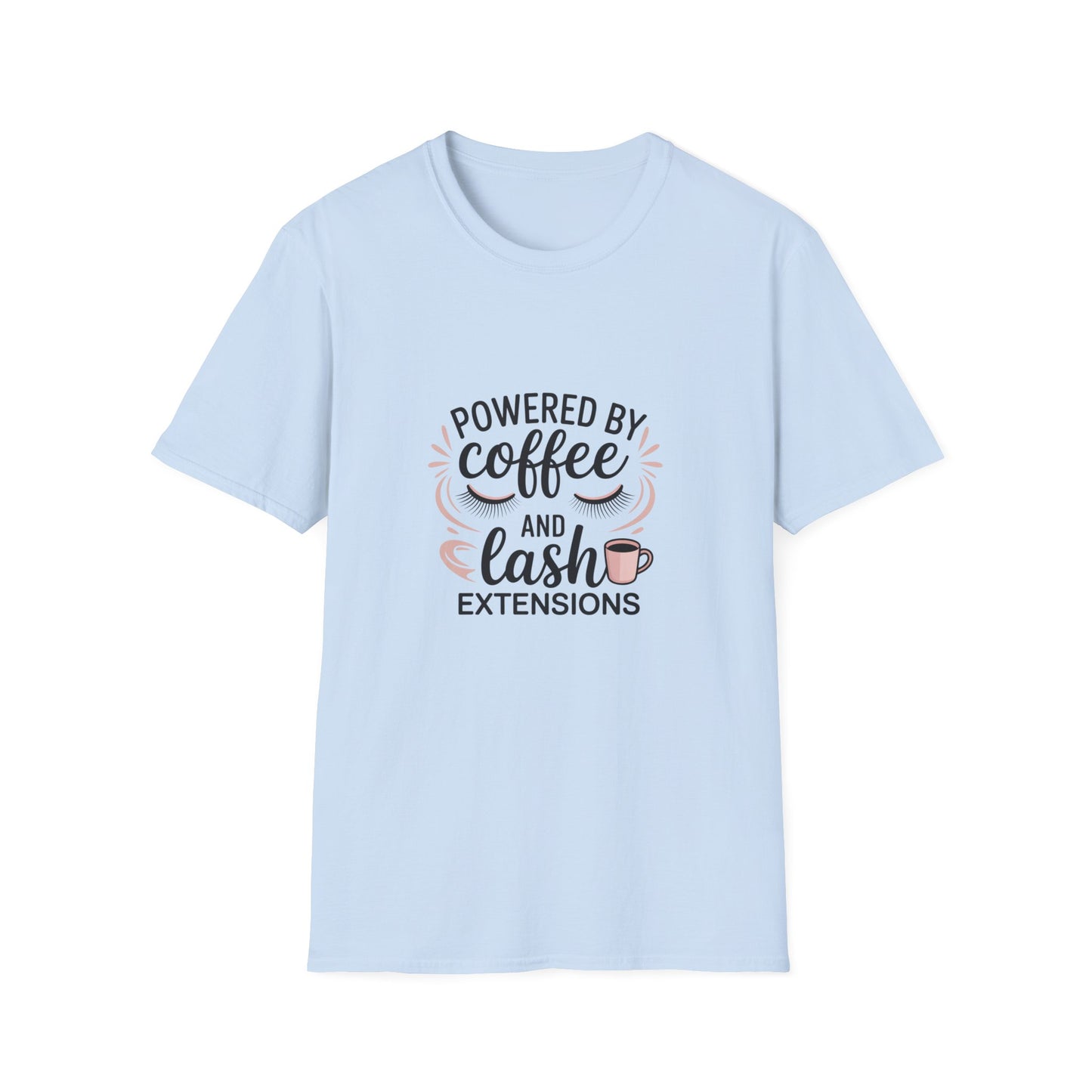 Coffee & Lash Extensions T-Shirt - Chic Beauty Lover Tee for Women | Cozy Lash Artist Gift | Trendy Eyelash Enthusiast Top