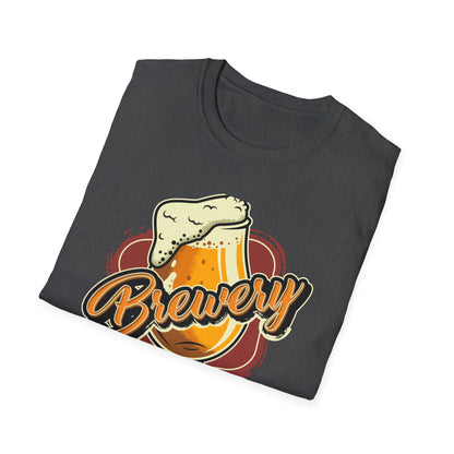 Cheers! Awesome Brewery Beer Glass T-Shirt - Vintage Craft Beer Lover Tee for Pub & Homebrew Enthusiasts