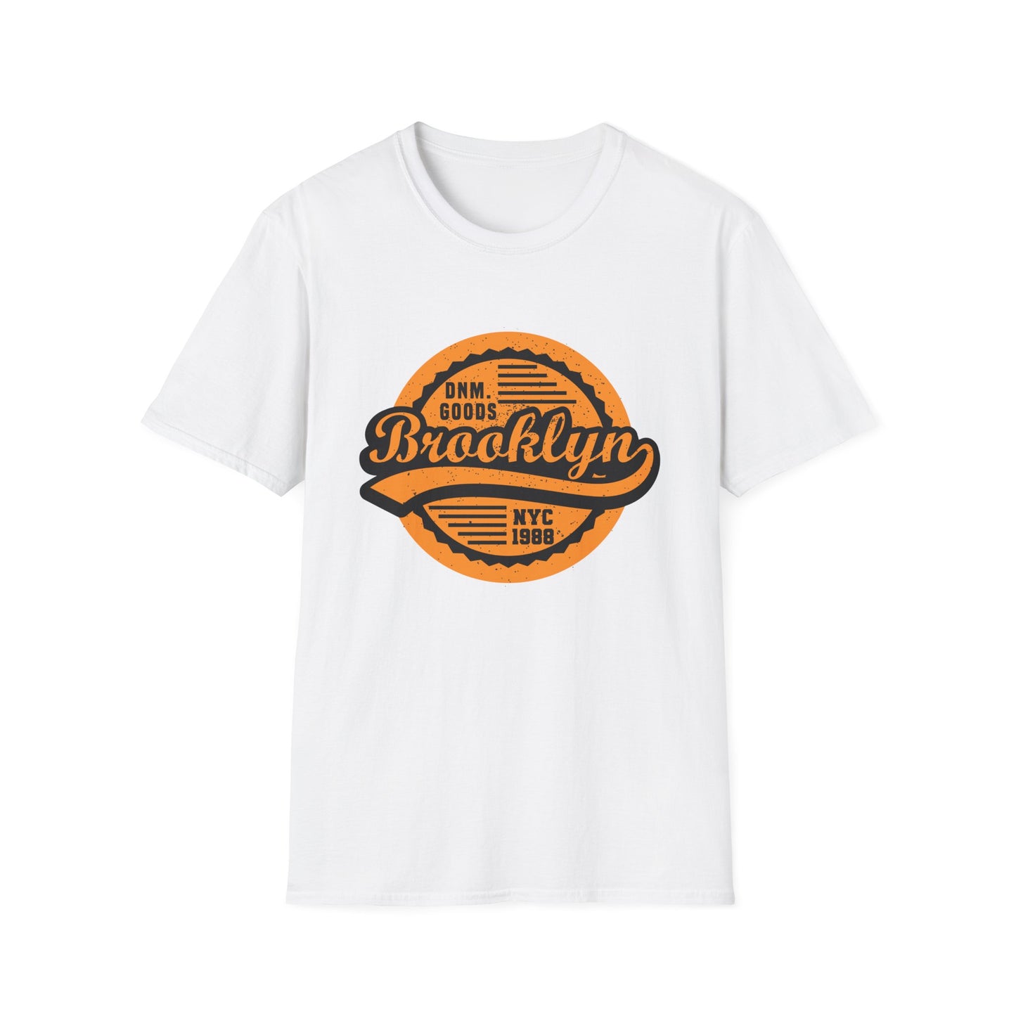 Authentic Brooklyn NYC 1988 Vintage Denim Goods T-Shirt - Urban Street Style Graphic Tee for Men & Women