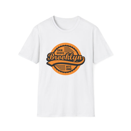 Authentic Brooklyn NYC 1988 Vintage Denim Goods T-Shirt - Urban Street Style Graphic Tee for Men & Women