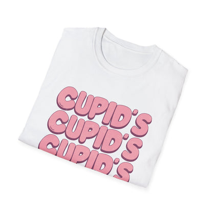 Groovy Cupid's Vibes T-Shirt | Sweet Retro Valentine's Day Love Tee | Adorable Distressed Graphic Gift