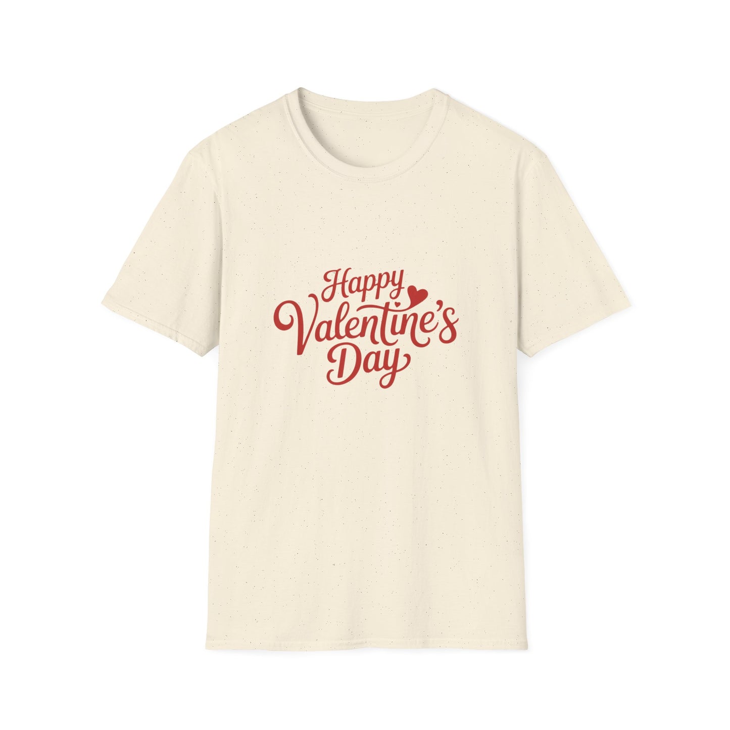Sweet Happy Valentine's Day T-Shirt | Romantic Love Heart Script Tee Gift for Couples & Sweethearts