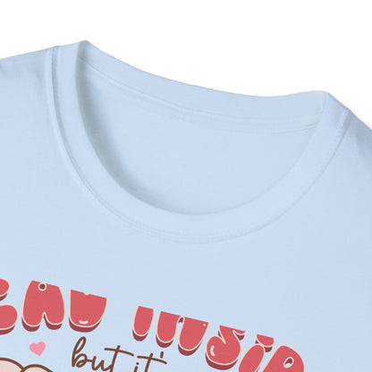 Trendy Dead Inside But Valentine's T-Shirt - Cute Goth Rib Cage Hearts & Daisies Tee | Unique Anti-VDay Humor Gift