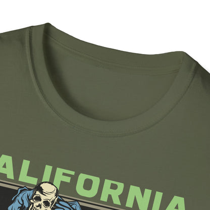 Rad Vintage California Skeleton Surfer T-Shirt - Ultimate Waves Paradise Tee