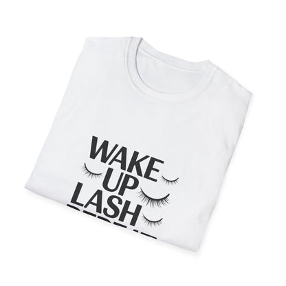 Fabulous Wake Up Lash Repeat T-Shirt - Essential Eyelash Enthusiast & Lash Tech Gift