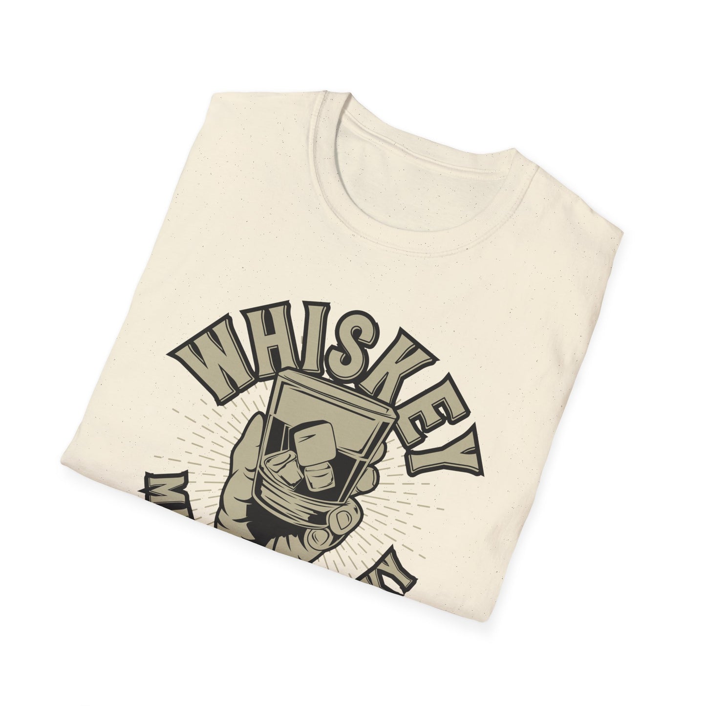 Bold 'Whiskey Makes Me Frisky' T-Shirt - Funny Drinking Tee for Whiskey Lovers | Perfect Bar & Party Humor Gift
