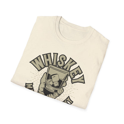 Bold 'Whiskey Makes Me Frisky' T-Shirt - Funny Drinking Tee for Whiskey Lovers | Perfect Bar & Party Humor Gift