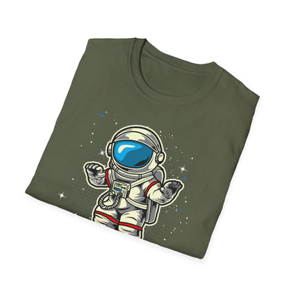 Radical Astronaut Skateboard T-Shirt | Awesome Space Skater Graphic Tee for Sci-Fi & Skate Fans | Unisex Stellar Design