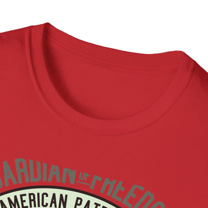 Bold Guardian of Freedom American Patriotism T-Shirt - Majestic Eagle 'Freedom Is Not Free' USA Graphic Tee for Proud Americans