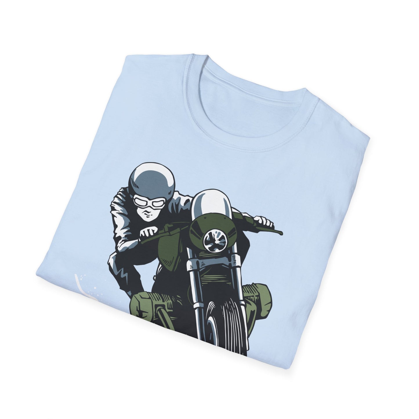 Epic Cafe Racer Motorcycle Rider T-Shirt - Thrilling Vintage Biker Tee for Adrenaline Junkies & Road Trip Lovers