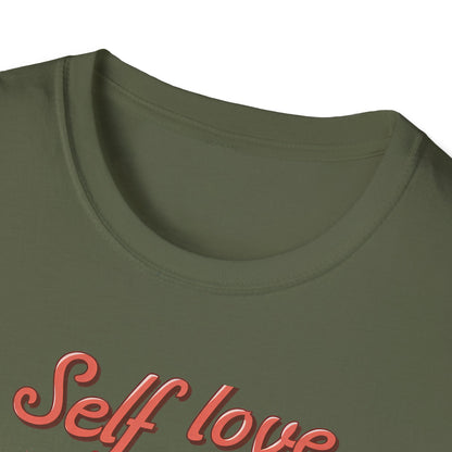 Awesome Self Love Club T-Shirt | Retro Heart Peace Sign Tee | Positive Vibes & Empowerment Gift