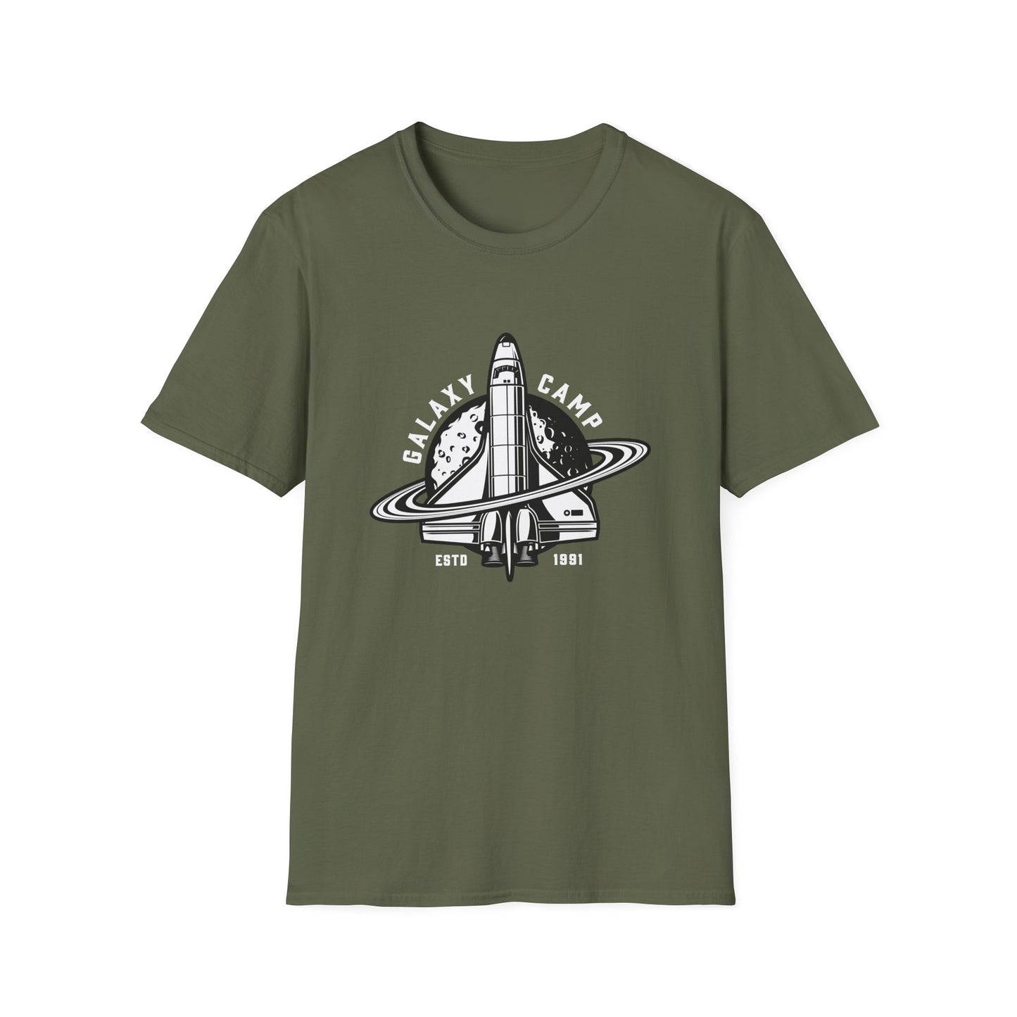 Epic Space Shuttle T-Shirt | Vintage Cosmic Saturn & Moon Tee | Stellar Astronomy & Science Fan Apparel | Explore the Galaxy!
