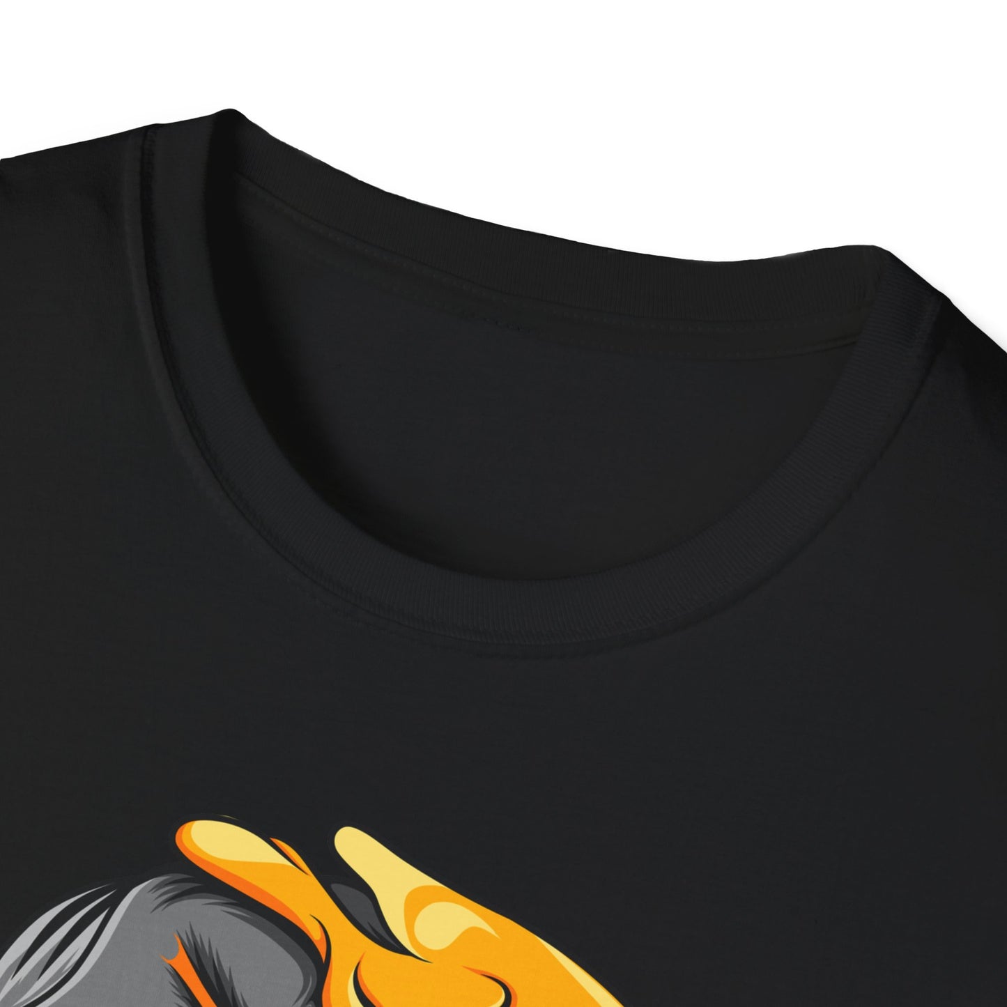 Vibrant Melting Skull Smiley Face T-Shirt | Unique Duality Graphic Tee | Edgy Streetwear Art