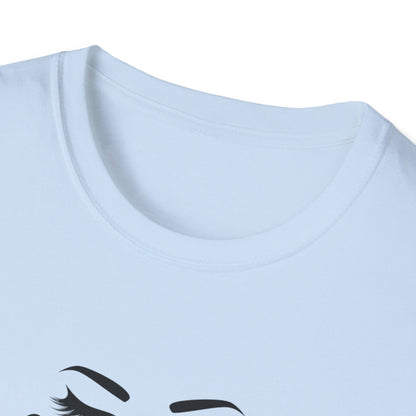 Glamorous 'My Lashes Are Feeling Long Today' T-Shirt | Empowering Beauty Lover Tee for Women | Chic & Witty Quote Top