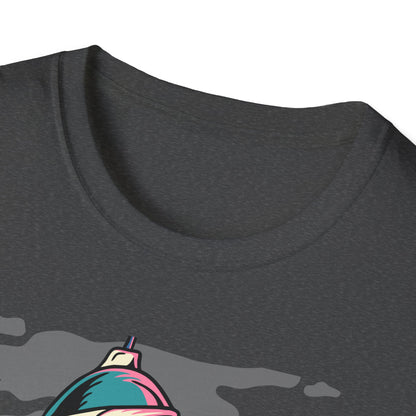 Bold Graffiti Spray Can T-Shirt - Edgy Urban Art Graphic Tee for Streetwear Fans | Unique Must-Have Design