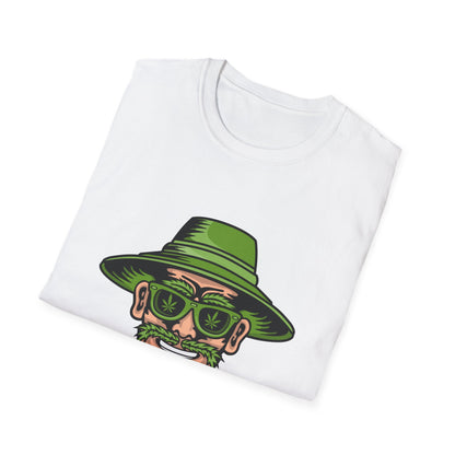 Groovy Cannabis Leaf Man T-Shirt | Ultimate Stoner Style 420 Tee | Unique Weed Enthusiast Gift, Must-Have!