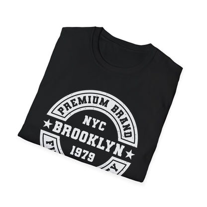 Iconic Brooklyn 1979 Premium T-Shirt | NYC Finest Quality Vintage Tee | Stylish Urban Heritage Apparel | Distressed Retro Look